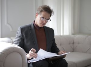 sign paperwork contract